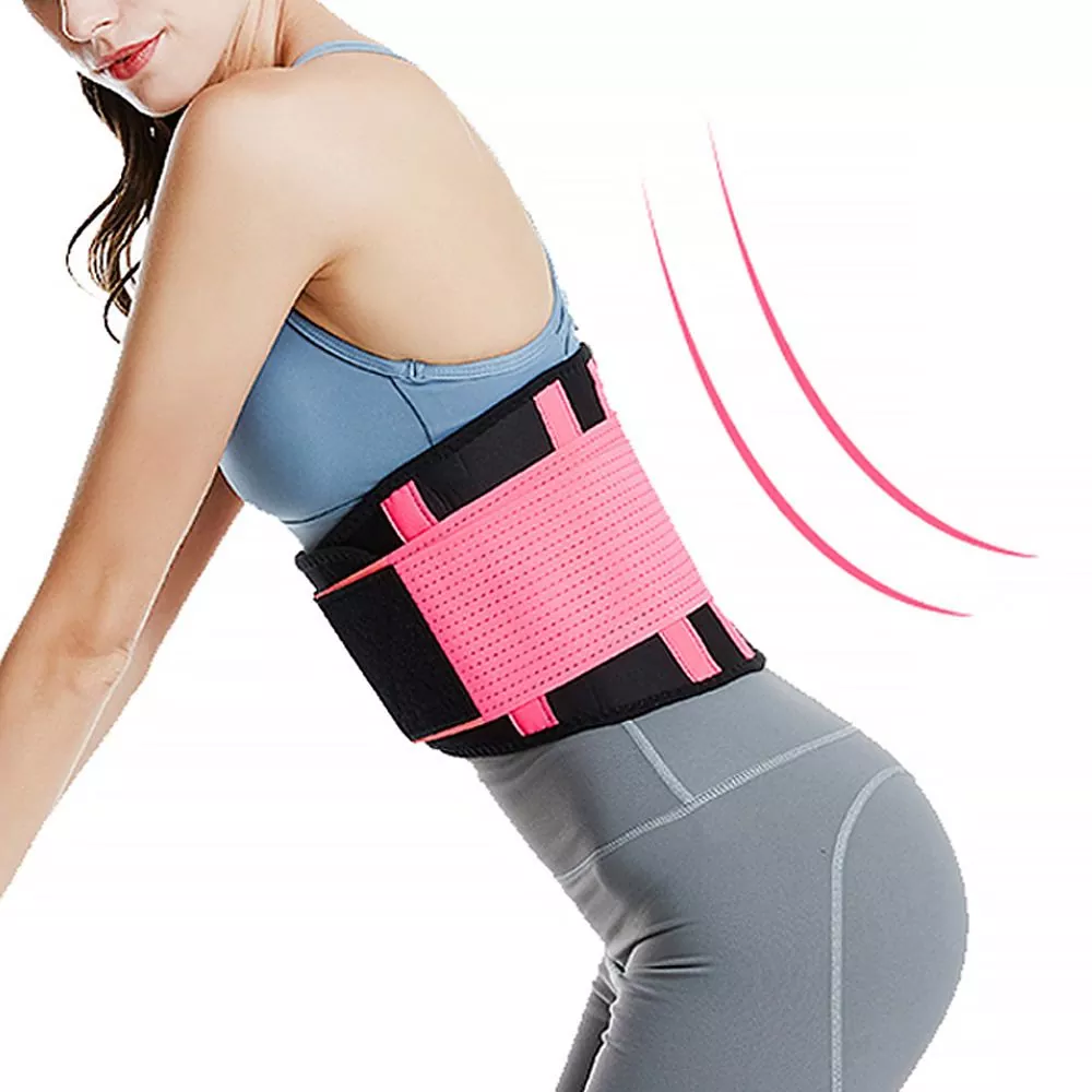 Pasek fitness wspierający talię