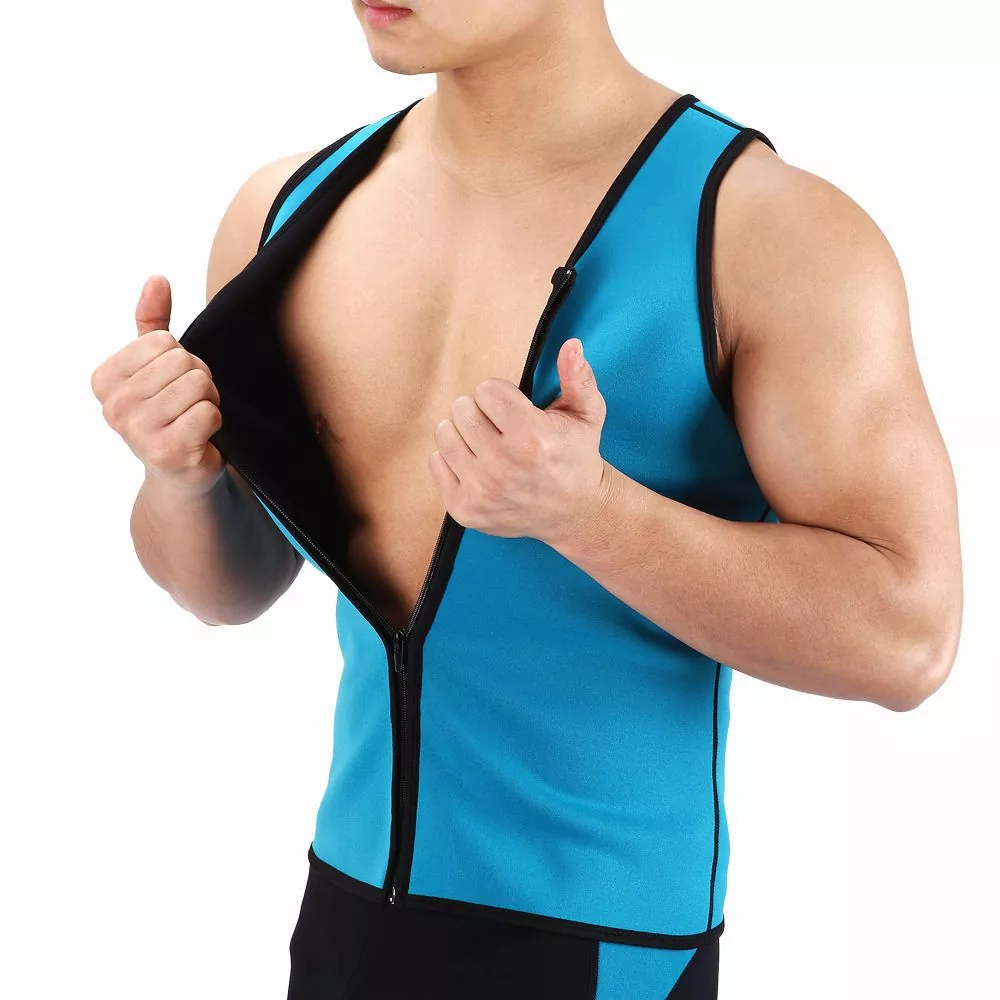 Męska kamizelka treningowa Sauna Sweat Talia Trainer