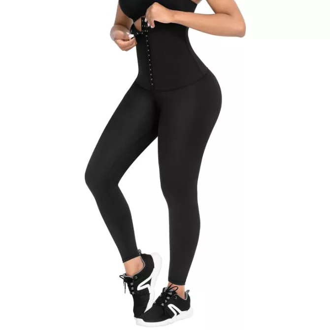 Damskie neoprenowe legginsy do jogi z wysokim stanem